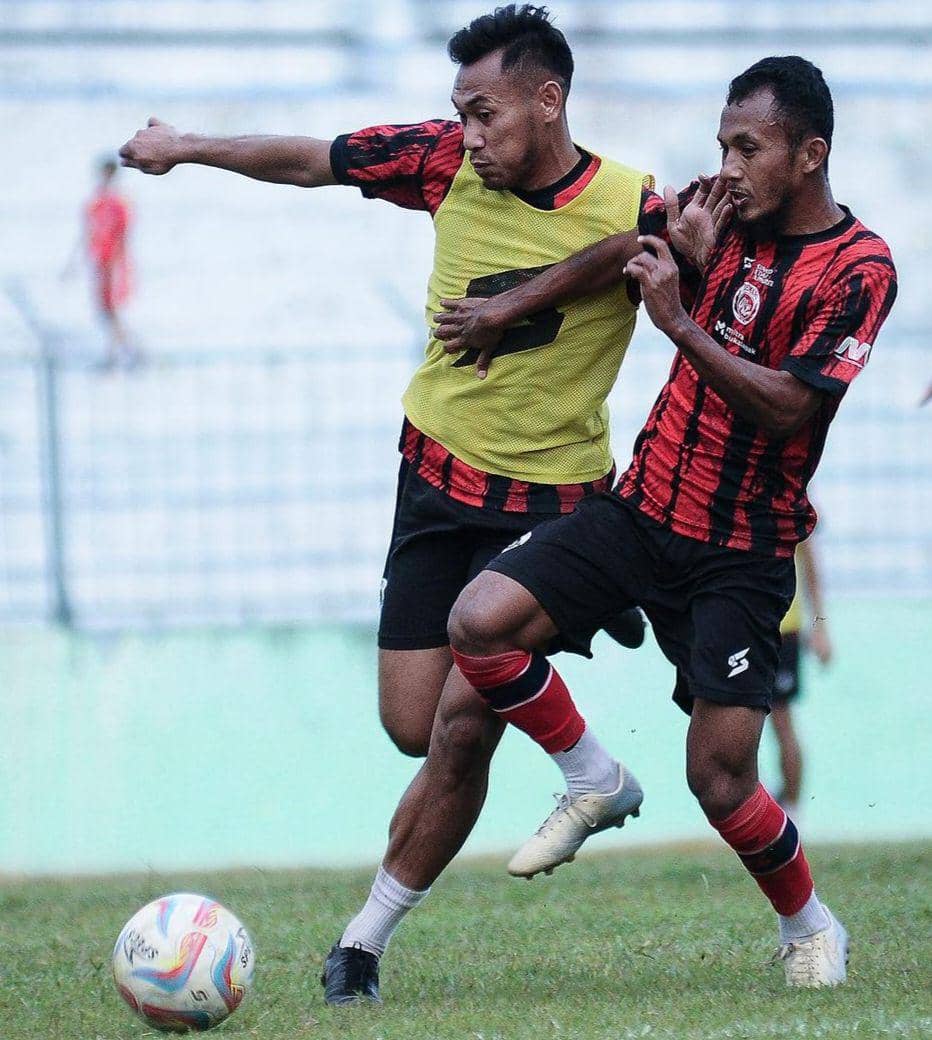 Pemain Arema FC saat melakukan sesi latihan. (Dok. Media Officer Arema FC)