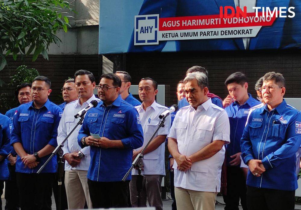 Partai Gerindra menggelar Silaturahmi Kebangsaan dengan Partai Demokrat pada Kamis (20/7/2023) (IDN Times/Yosafat Diva Bayu Wisesa)