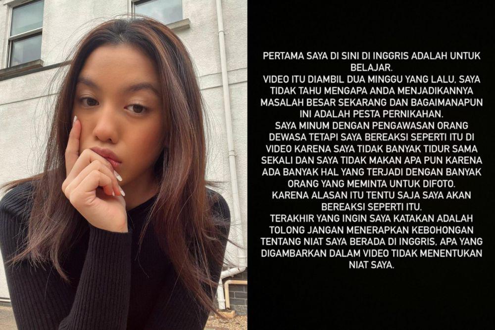 Klarifikasi Lolly, Anak Nikita Mirzani soal Video Mabuknya Bikin Heboh