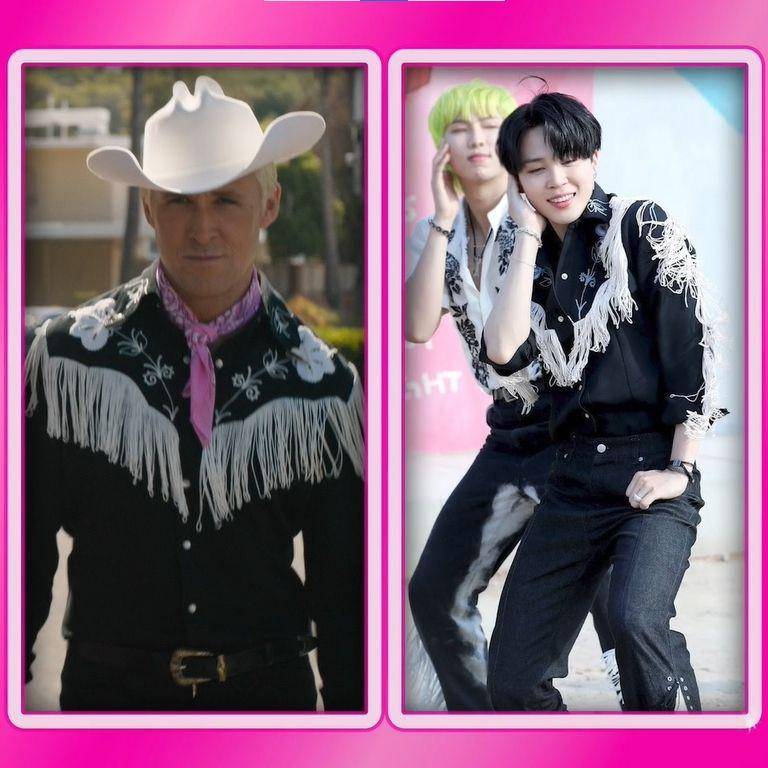 Ryan Gosling ungkap outfit Ken terinspirasi Jimin BTS (twitter.com/barbiethemovie)