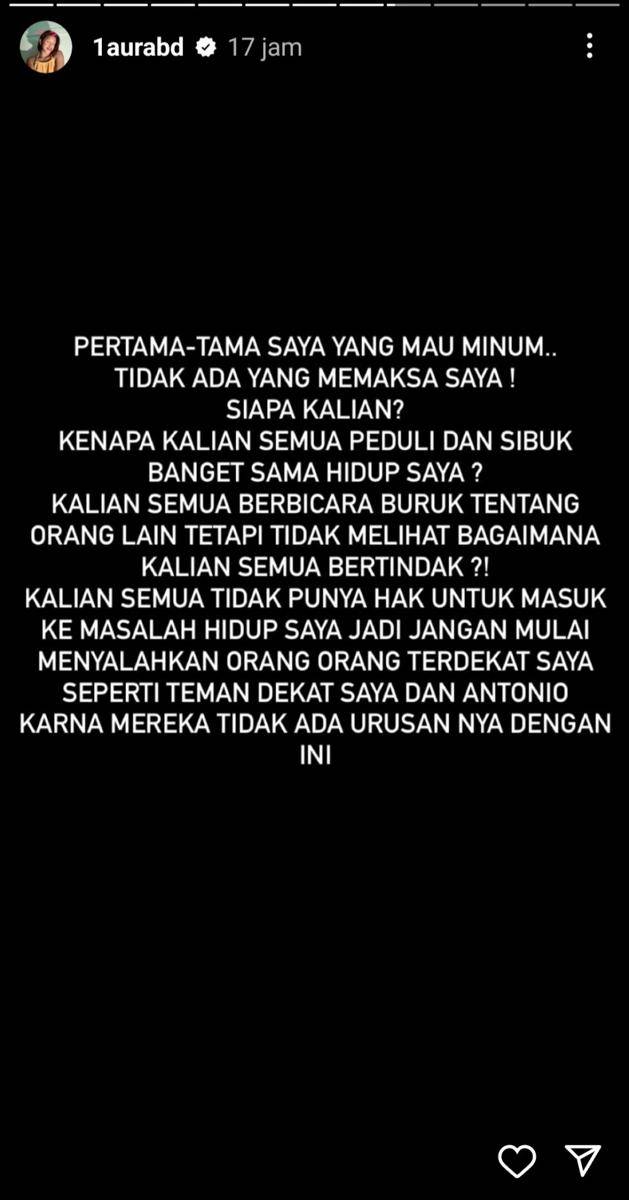 klarifikasi Lolly, anak Nikita Mirzani (instagram.com/1aurabd)