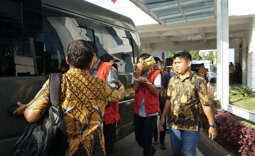 Kejati Sumut tahan 3 tersangka korupsi jalan Jalan Silangit-Muara (Dok. Istimewa)