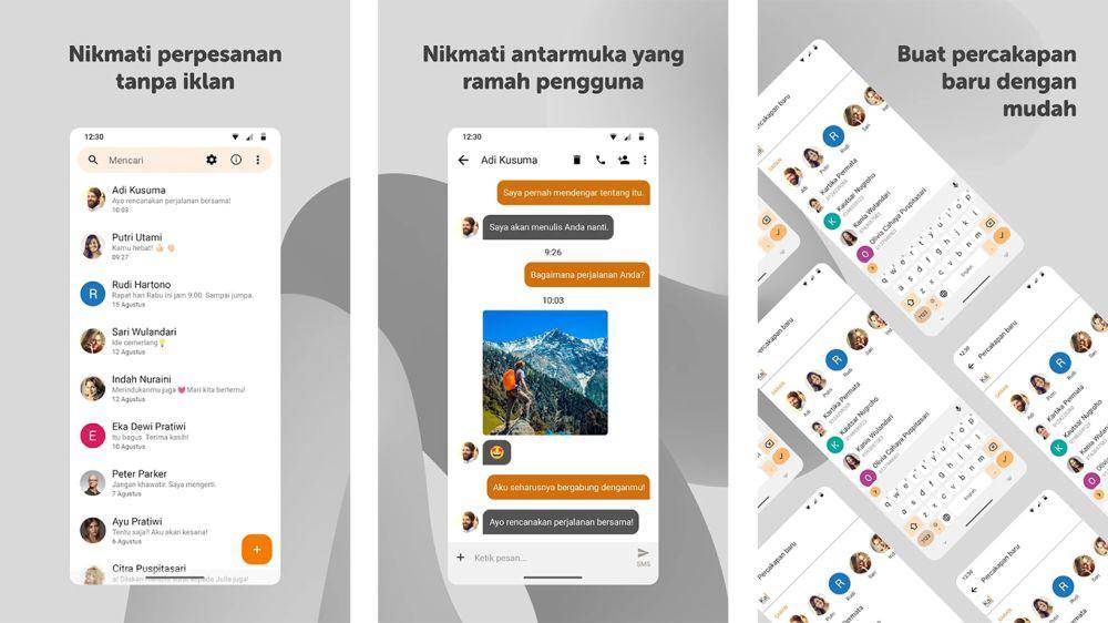 Simple SMS Messenger (dok. Simple Mobile Tools)