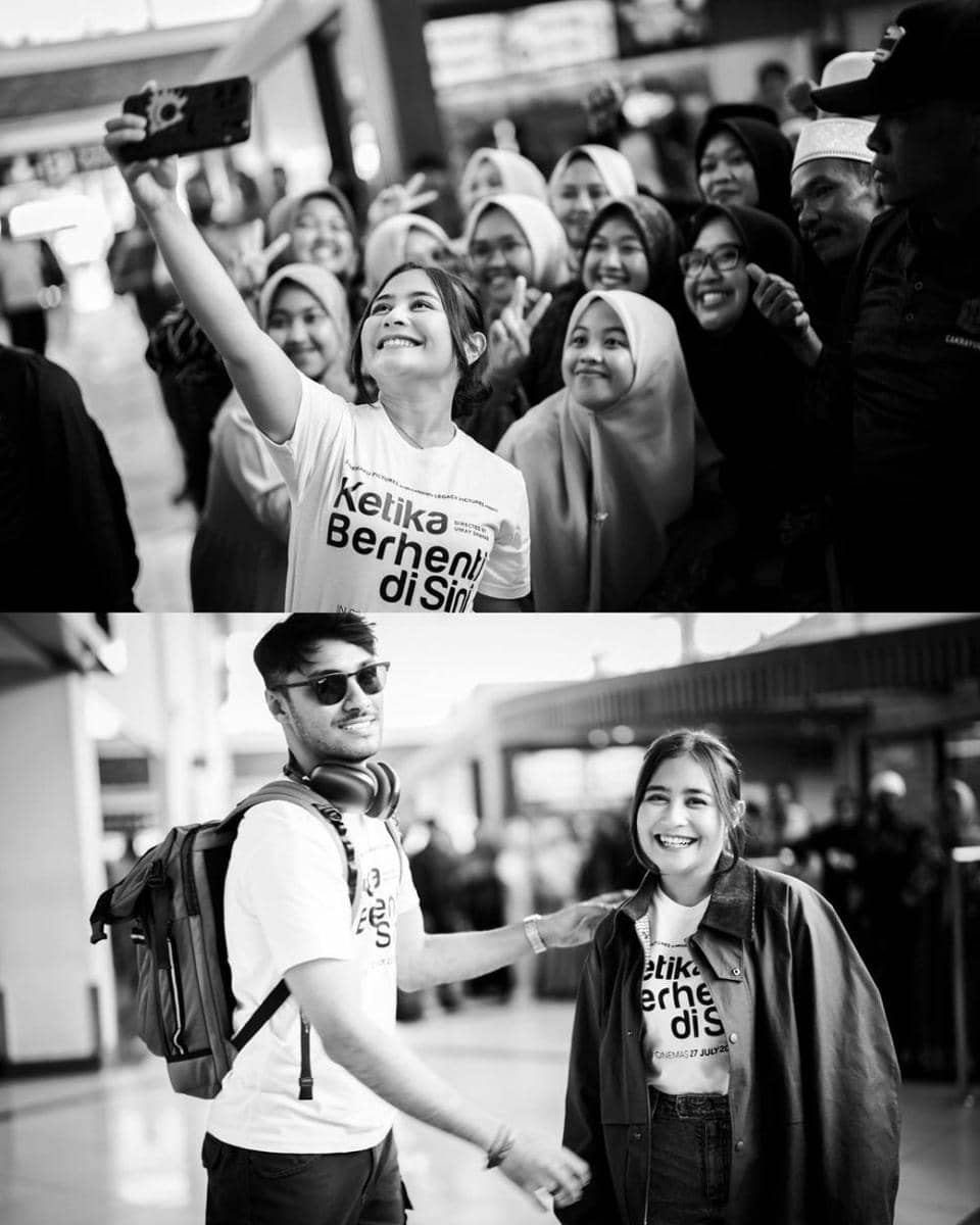 potret Prilly Latuconsina promosi film terbaru di Surabaya (instagram.com/prillylatuconsina96)