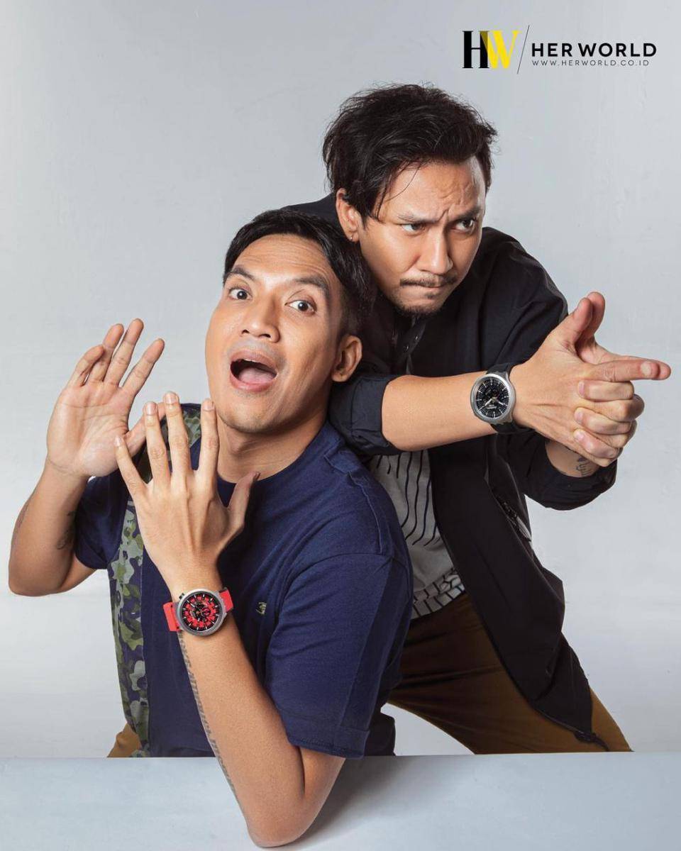 Potret Vincent dan Desta (Instagram.com/vincentrompies)
