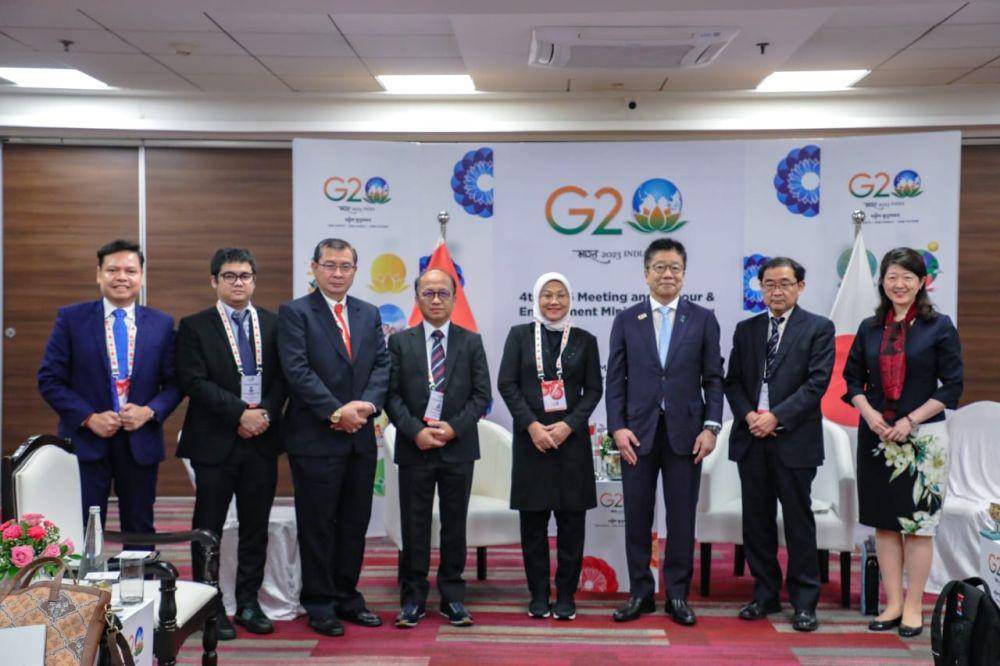 Pertemuan antara Indonesia - Jepang di sela-sela Presidensi G20 India (Dok. Kemnaker)