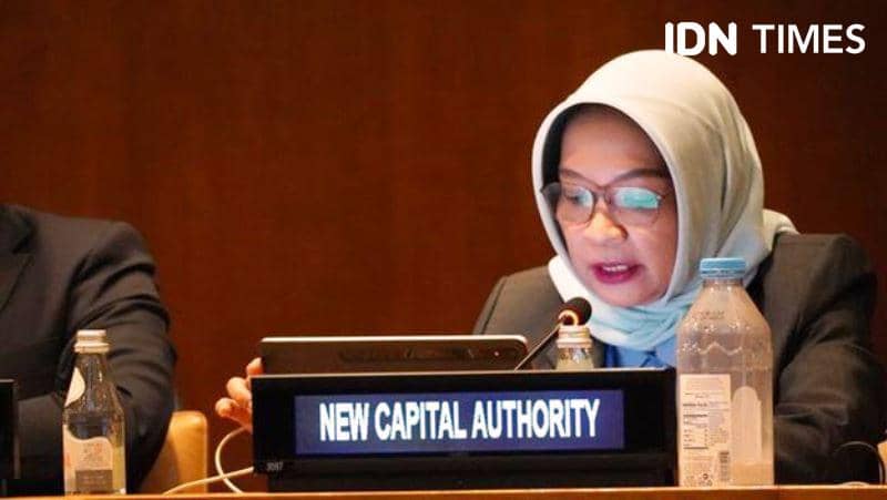 Staf Khusus Bidang Pembangunan Berkelanjutan (SDGs), Diani Sadiawati. Foto Humas OIKN (IDN Times/Ervan)