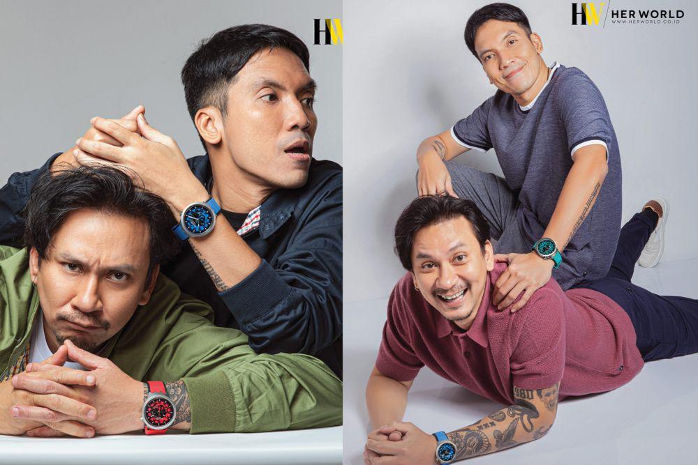 10 Potret Momen Vincent dan Desta Pertama Kalinya Jadi Cover Majalah