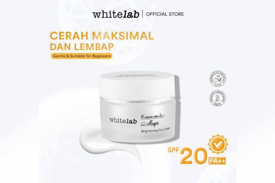 Whitelab Brightening Day Cream (shopee.co.id/Whitelab Official Shop)