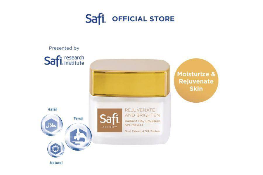 Safi Rejuvenate and Brighten Radiant Day Emulsion (shopee.co.id/Safi Official Store)
