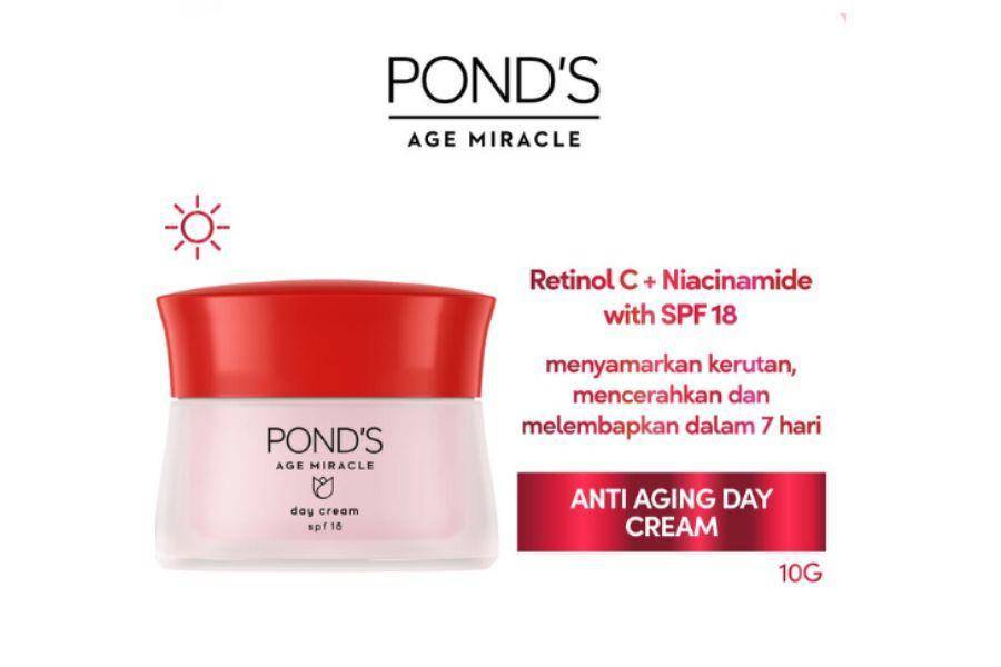 POND'S Age Miracle Day Cream (shopee.co.id/Unilever Indonesia Official Shop)