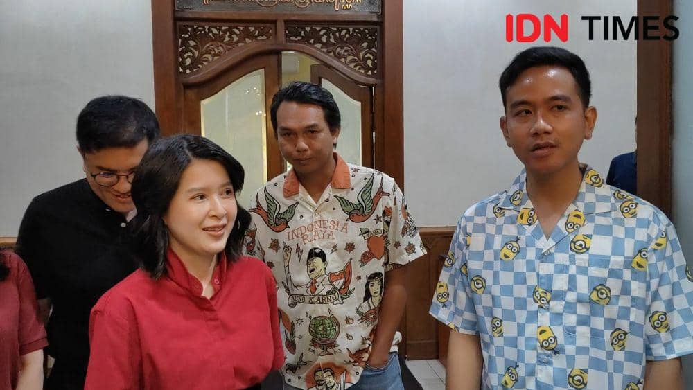 PSI Grace Natalie temui Gibran Rakabuming di Balaikota Solo. (IDN Times/Larasati Rey)