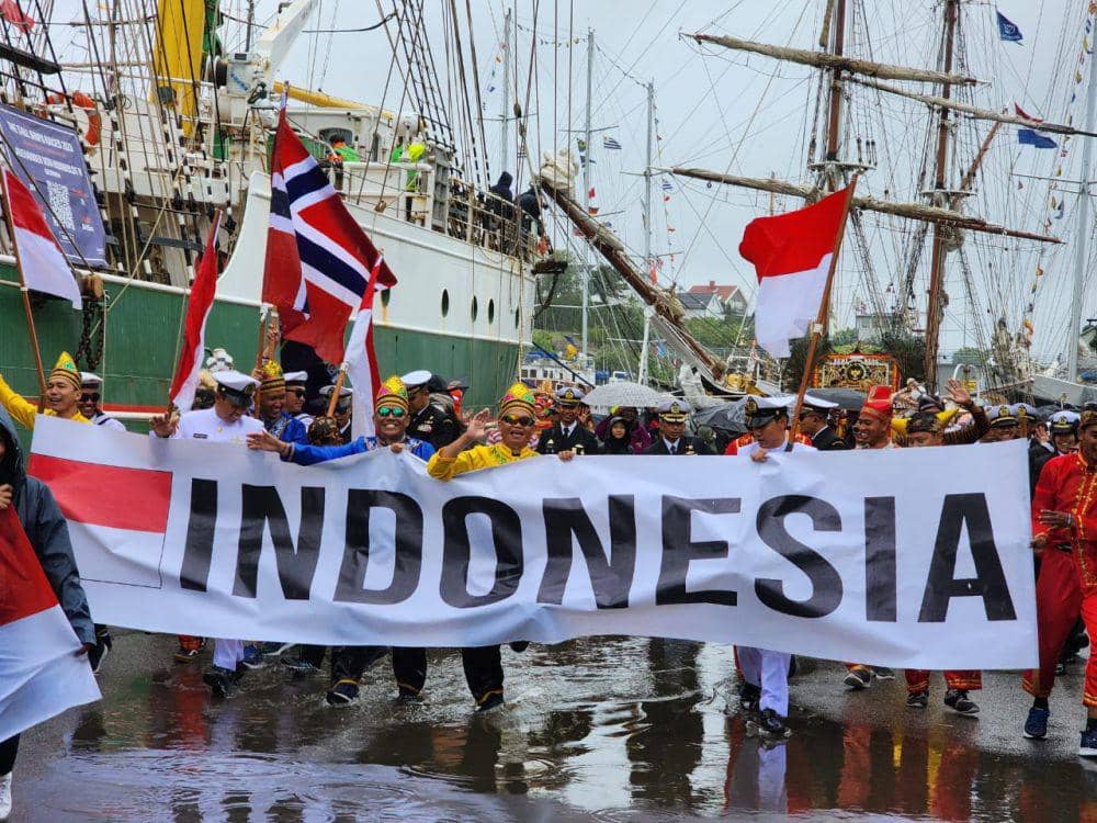 KRI Bima Suci Menang Kapal Berpenampilan Terbaik di Norwegia