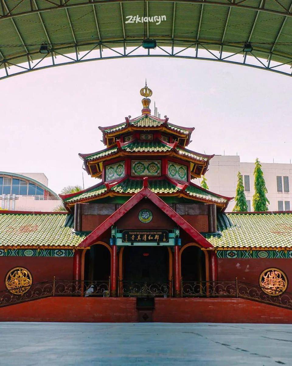 Masjid Muhammad Cheng Hoo Surabaya. Instagram/chenghoosby