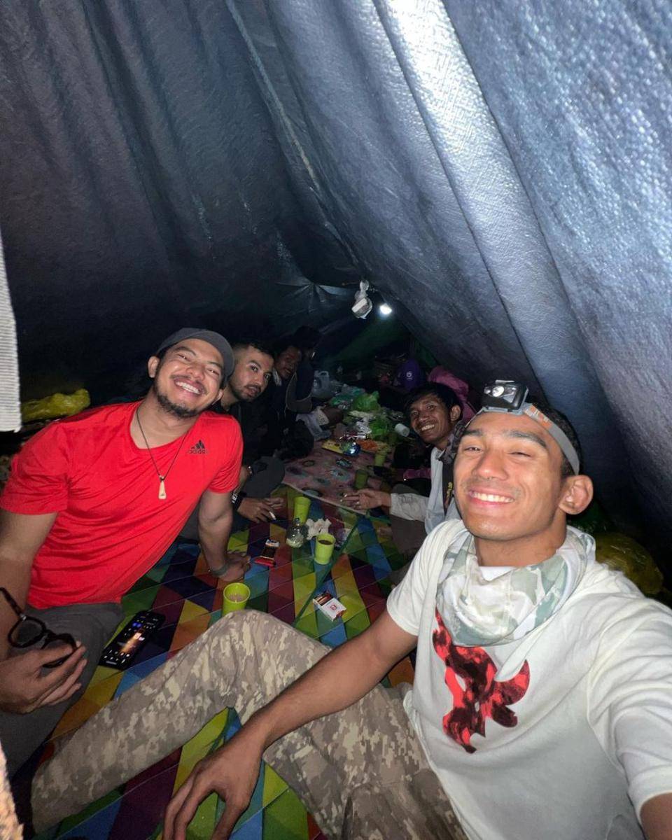 potret Daffa Wadhana di Gunung Rinjani (instagram.com/daffawardhana)