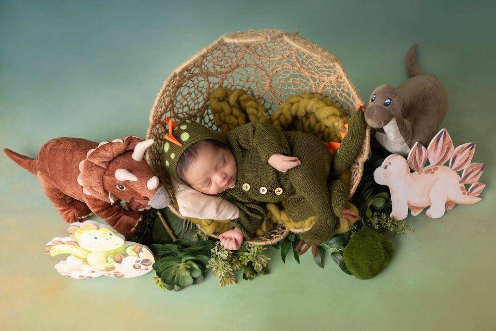 potret newborn photoshoot anak kedua Ricky Perdana (instagram.com/chacathakya15)