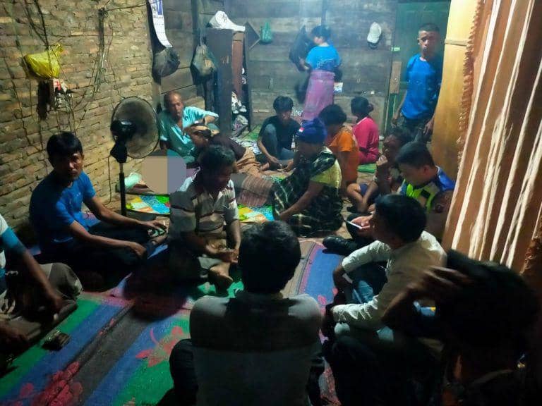 Suasana rumah duka korban yang tewas usai jatuh dari jembatan rusak di Serdang Bedagai, Sumatra Utara (Dok.Istimewa)