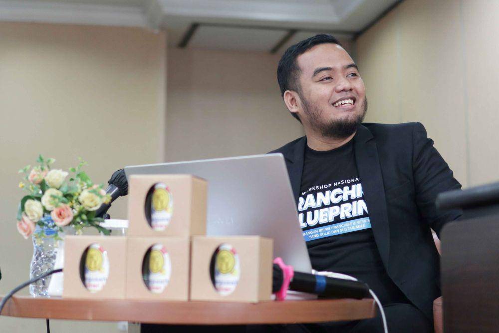 Coach Agung Haryadi di acara Workshop Franchise Blueprint (Dok. Pengusaha Kuliner ID)