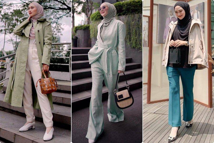 Office look ala Nada Indah (instagram.com/indahnadapuspita)
