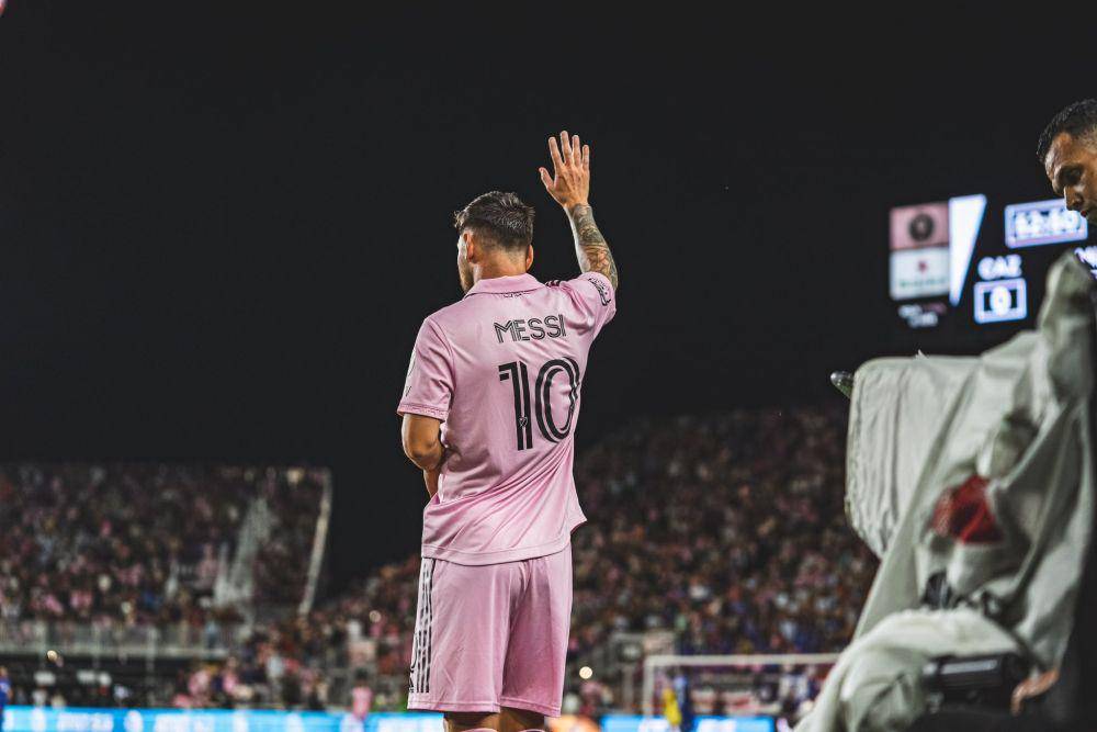 Lionel Messi debut bersama Inter Miami. (twitter.com/InterMiamiCF)