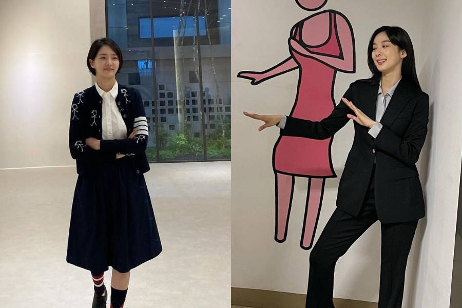 Park Gyu Young dan Lee Chung Ah (instagram.com/lavieenbluu dan instagram.com/LEECHUNGAH)