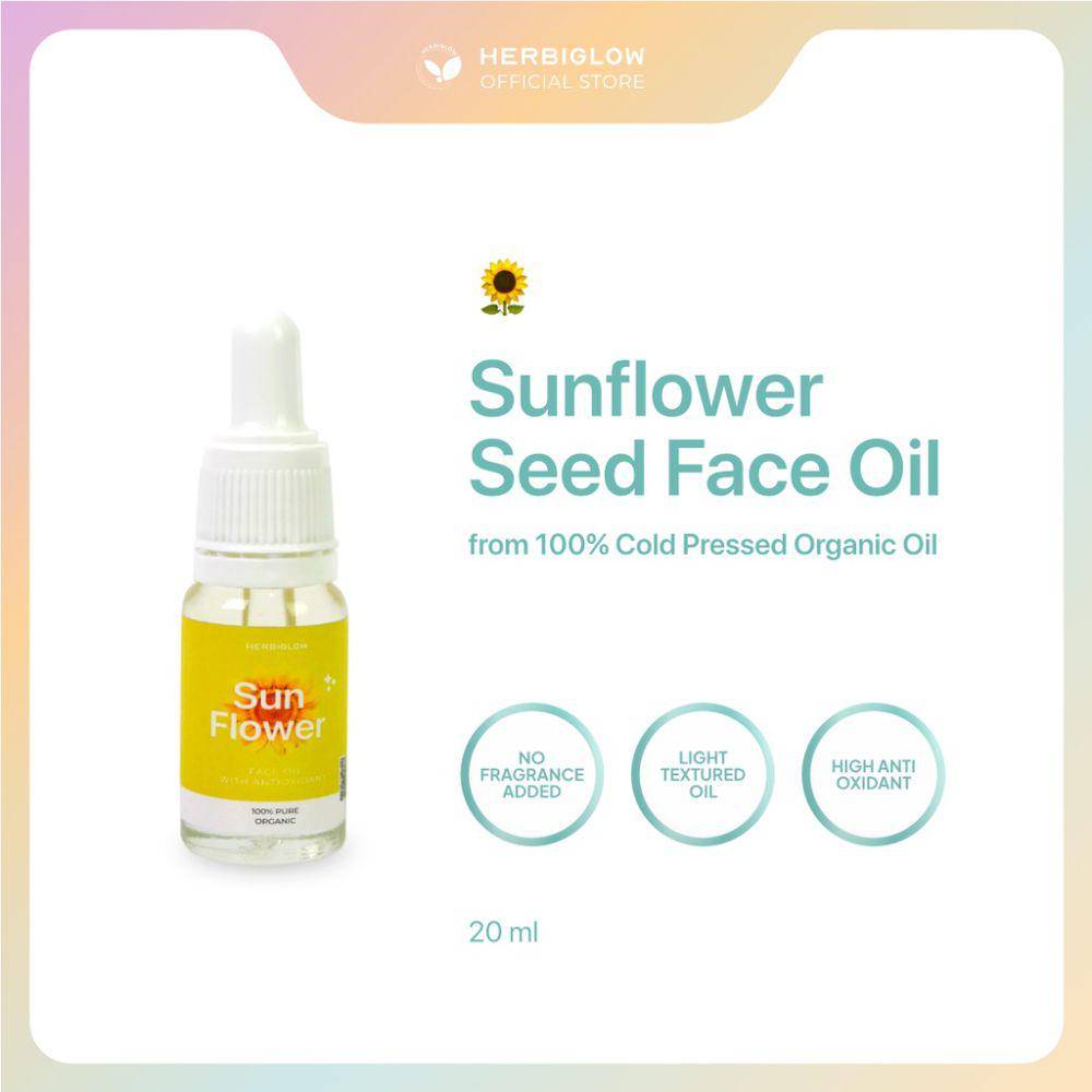HERBIGLOW Face Oil Sunflower (dok. Shopee/herbiglow.id)