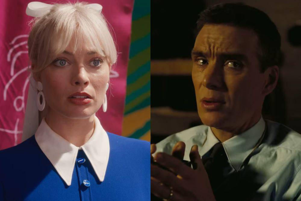 Margot Robbie di Barbie dan Cillian Murphy di Oppenheimer (dok. Warner Bros/Barbie | dok. Universal Pictures/Oppenheimer)