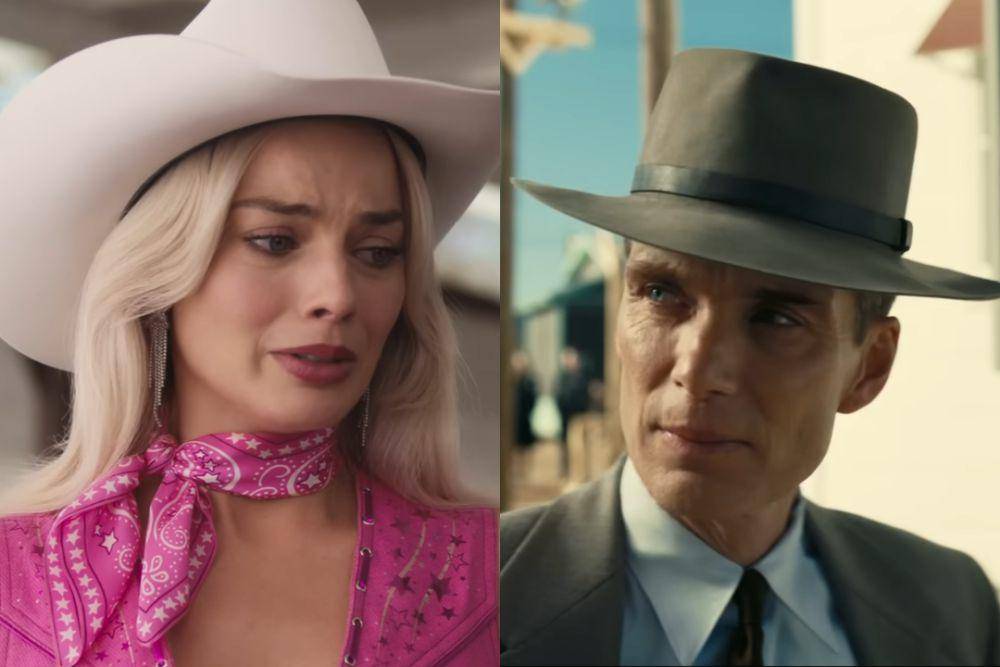 Margot Robbie di Barbie dan Cillian Murphy di Oppenheimer (dok. Warner Bros/Barbie | dok. Universal Pictures/Oppenheimer)