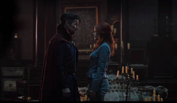 Adegan romantis di Doctor Strange 2 (dok. Marvel Studios/Doctor Strange: in the Multiverse of Madness)