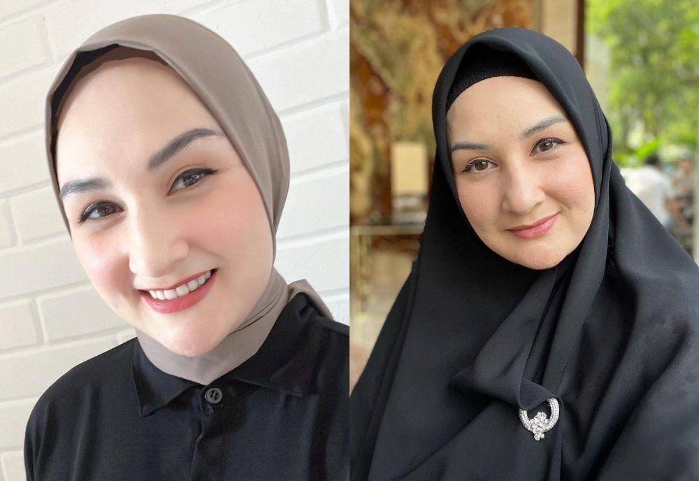 Tampil Anggun, 7 Potret Mona Ratuliu Berhijab saat Ikut Kajian