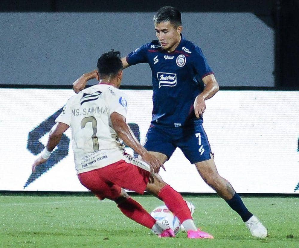 Arema FC saat menghadapi Bali United. (Dok. Media Officer Arema FC)