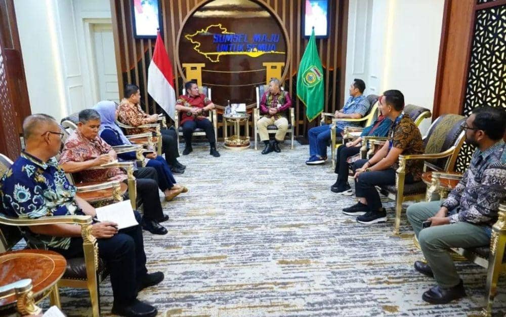Pertemuan gubernur sumsel bersama pihak AP II Palembang (Dok: Humas Pemprov Sumsel)