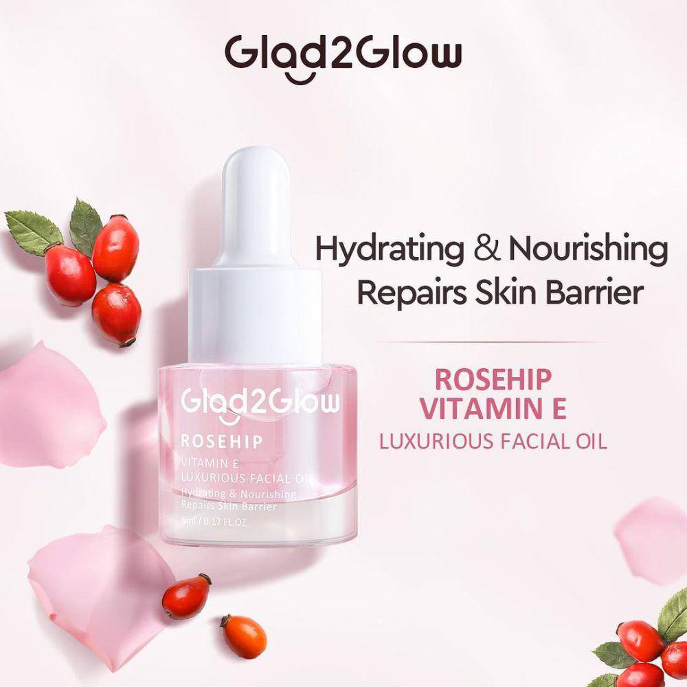 Glad2Glow Rosehip Vitamin E Luxurious Facial Oil (instagram.com/glad2glow)