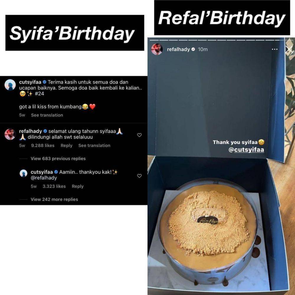 Refal Hady dan Cut Syifa (instagram.com/refalcutsyifa)