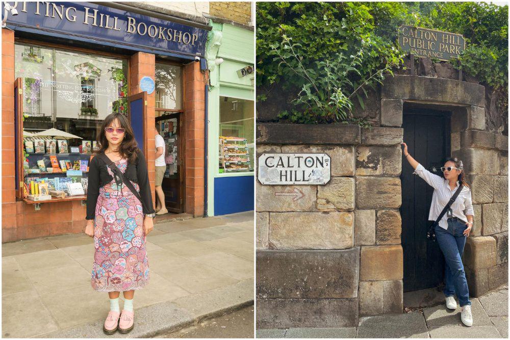 10 Penampilan Amel Carla saat Liburan di London dan Edinburgh
