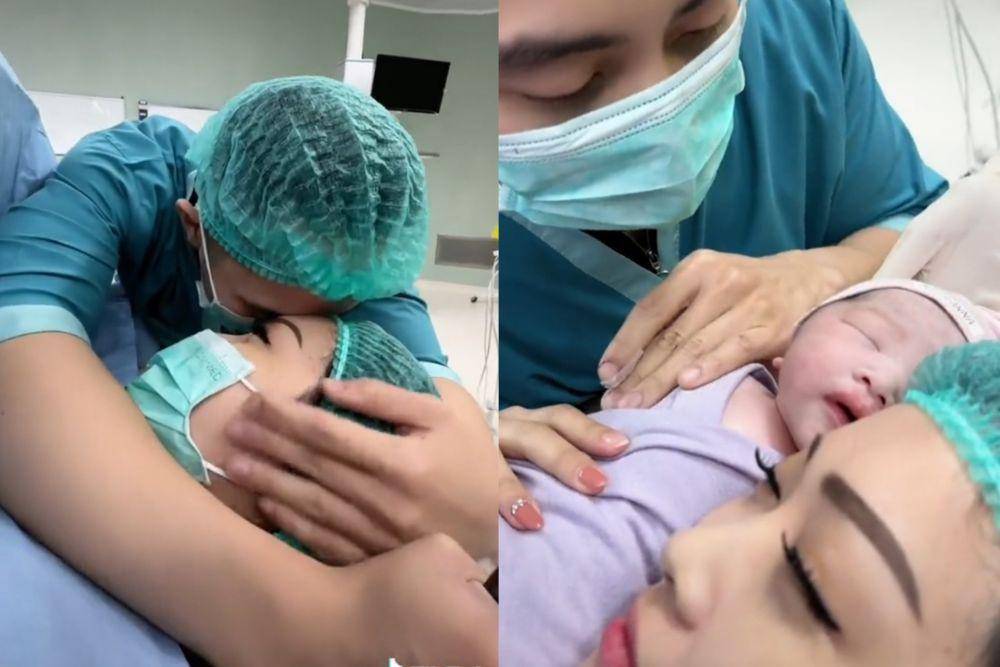Istri Michael Rendy Melahirkan (Tiktok.com/michaelrendyw)