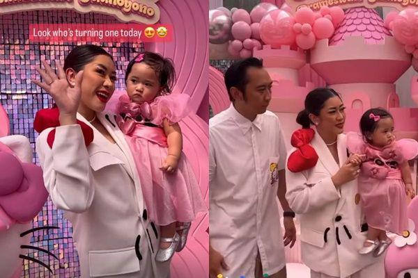 10 Potret Ultah Pertama Alisha Anak Ibas dan Aliya Rajasa, Ada Cipung