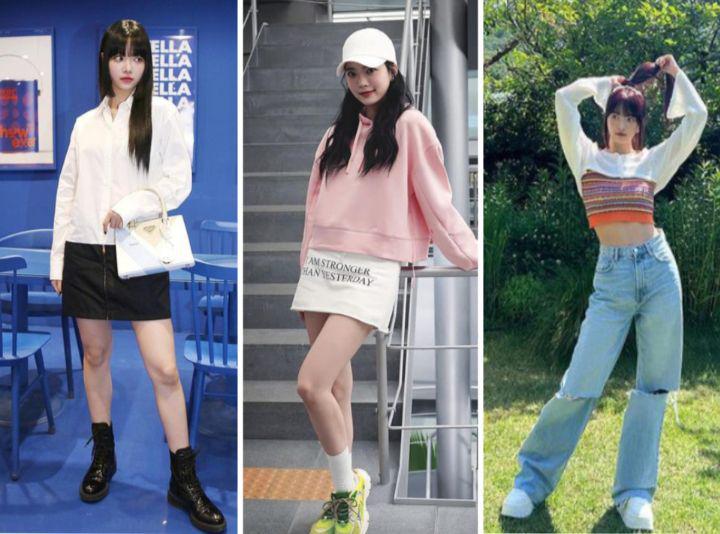 8 Inspirasi OOTD ala Eunchae LE SSERAFIM, Style Anak Muda Banget!