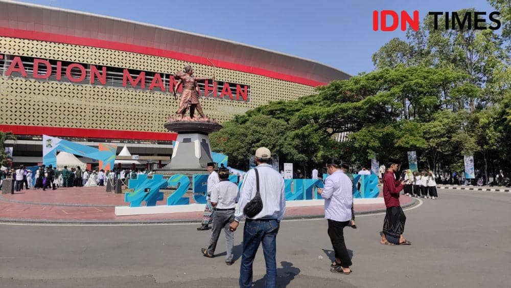 Harlah PKB di Stadion Manahan, Solo. (IDN Times/Larasati Rey)