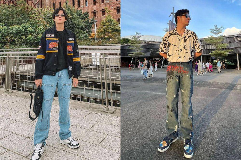mix and match celana jeans ala Angga Yunanda (instagram.com/angga)