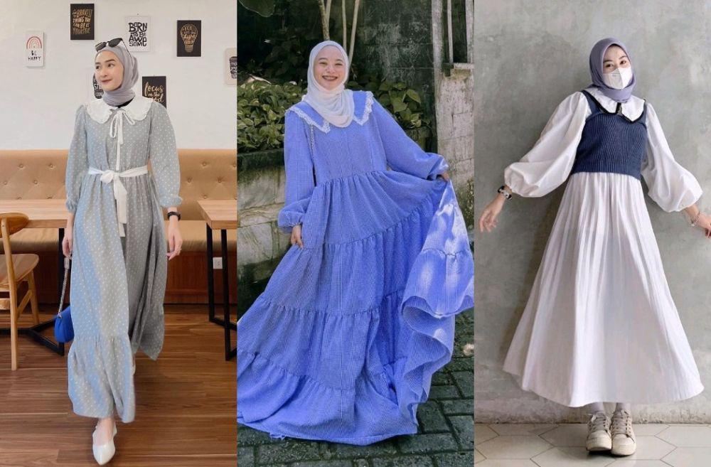 10 Referensi Sailor Dress Hijab untuk Style Hijab Anggun dan Girly