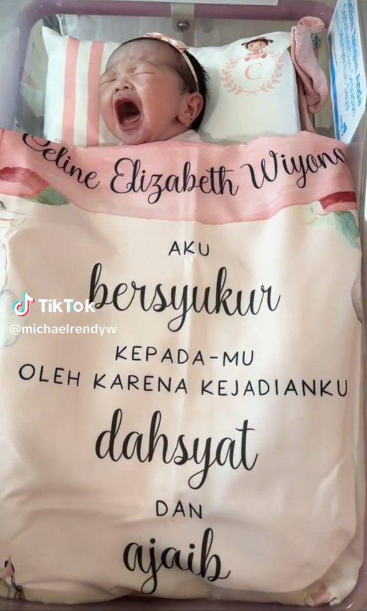 Istri Michael Rendy Melahirkan (Tiktok.com/michaelrendyw)