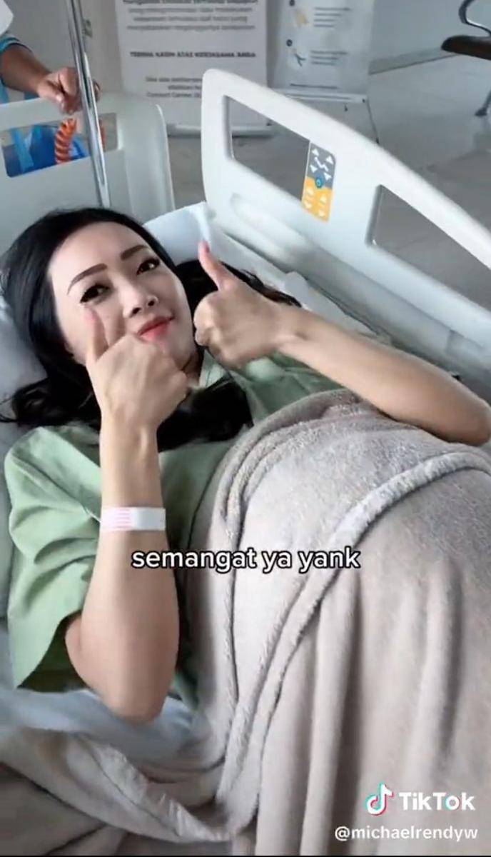 Istri Michael Rendy Melahirkan (Tiktok.com/michaelrendyw)