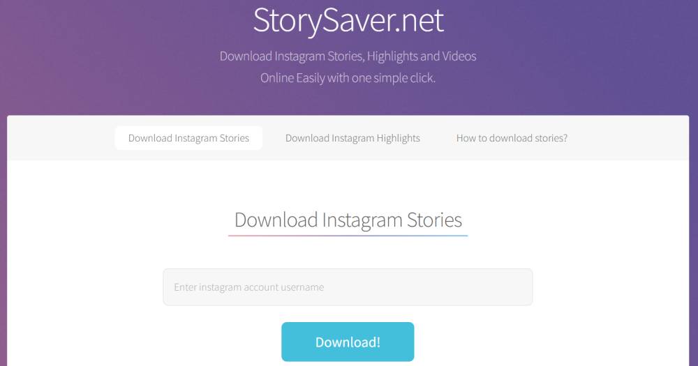 ilustrasi Story Saver (storysaver.net)