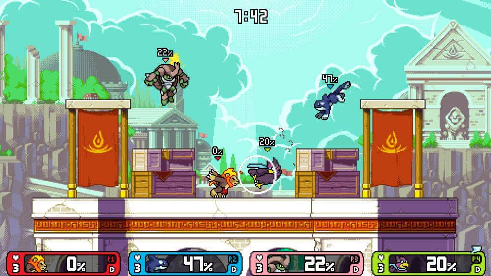 gameplay dari game Rivals of Aether (2017) (dok. Aether Studios/Rivals of Aether)