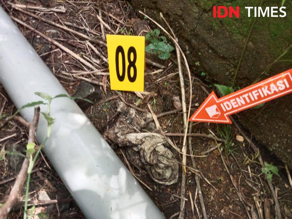 Warga Bener Meriah temukan tulang belulang manusia di parit. (Dokumentasi Polres Bener Meriah untuk IDN Times)