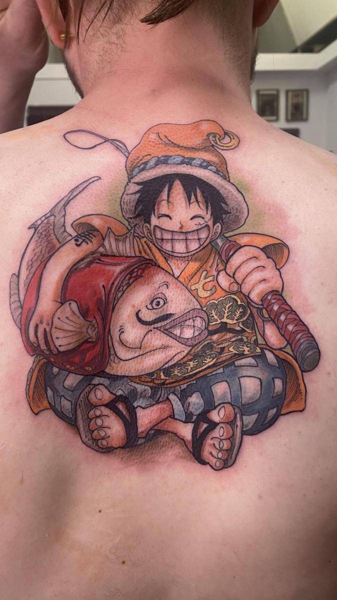 potret tato bertema anime One Piece (reddit.com/user/Fayanbraz)