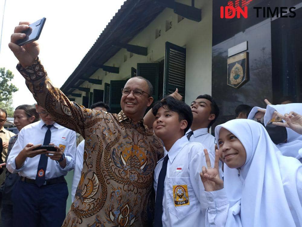 Anies Baswedan Cerita Kenangannya di SMPN 5 Yogyakarta
