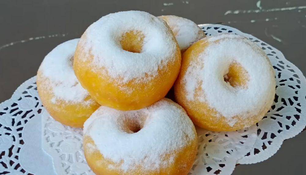 ilustrasi donat labu kuning (YouTube.com/kuman kitchen)