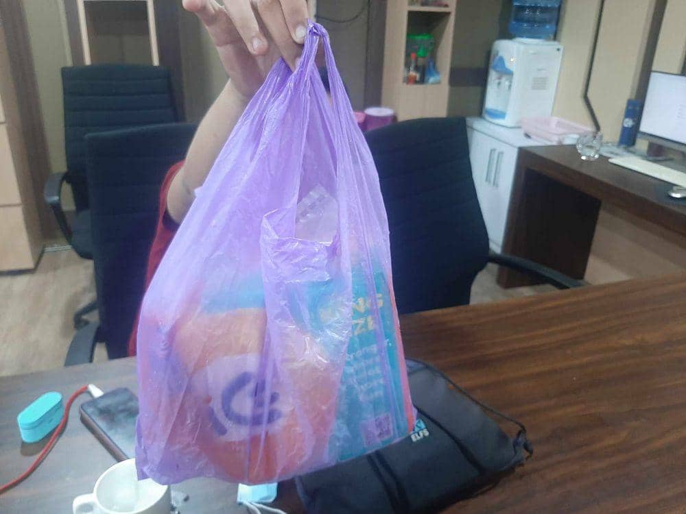 Kantongan plastik, jenis sampah plastik paling banyak di TPA Basirih Banjarmasin.